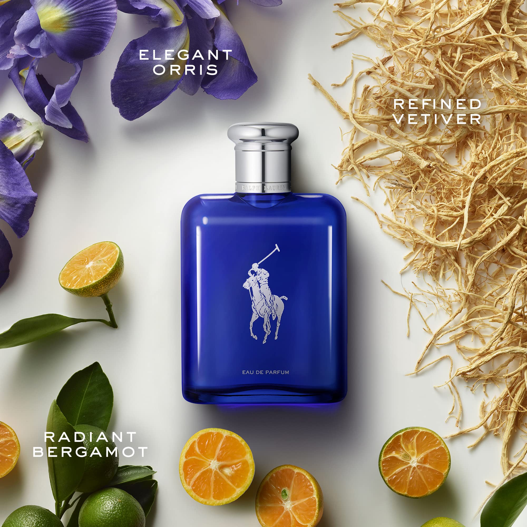 Ralph Lauren Polo Blue Eau de Parfum for Men - Fresh Aquatic Cologne with Citrus, Bergamot & Vetiver Notes - Medium Intensity Scent - Perfect for Daily Wear, Office & Date Nights