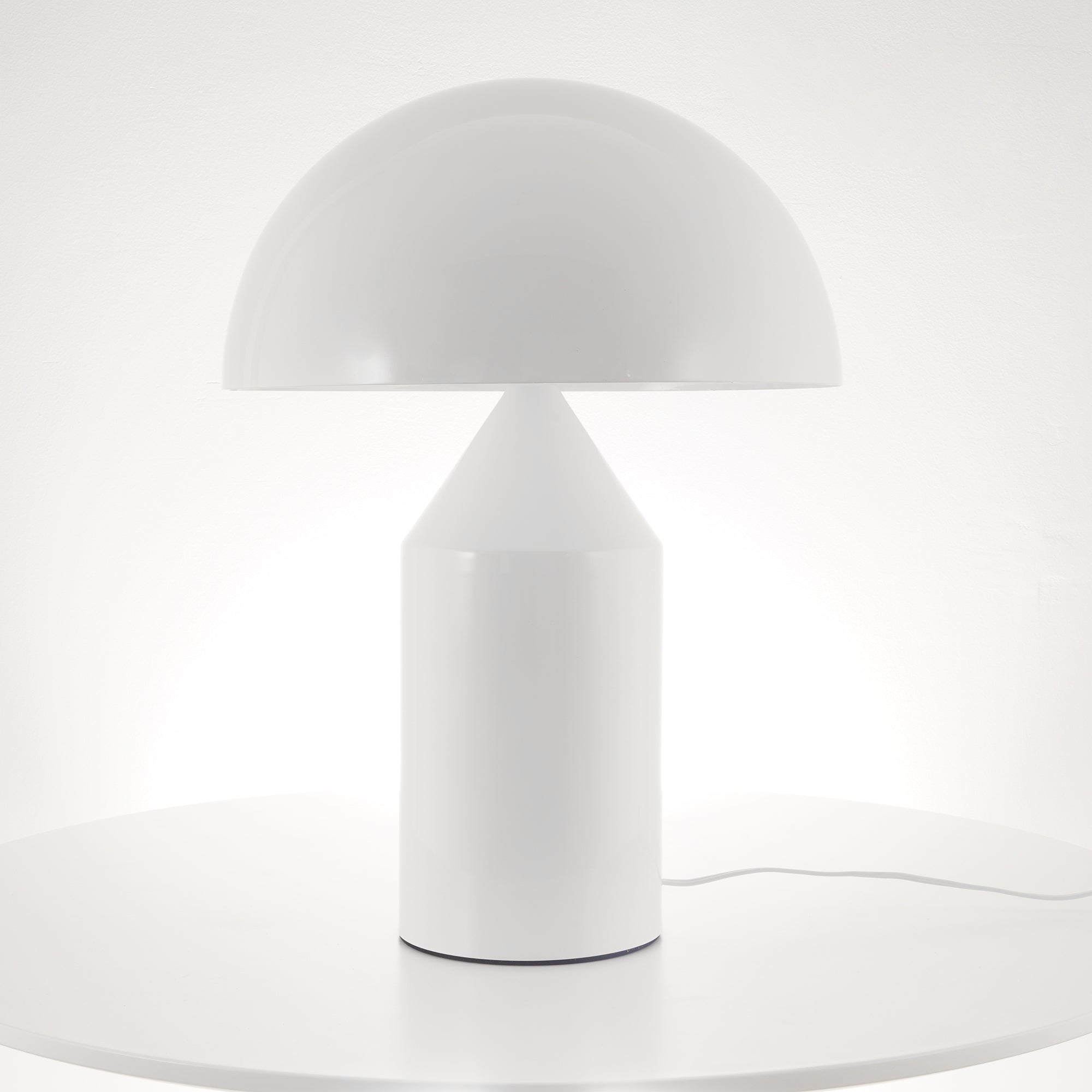 Atollo Modern Metal Table Lamp - Minimalist Design for Living Room, Bedroom & Office - Dimmable LED Desk Light for Home Decor & Workspace Lighting