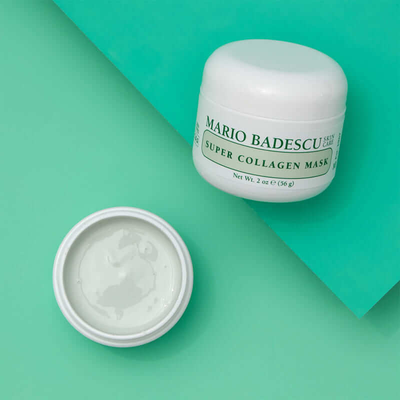 Mario Badescu Super Collagen Mask for Face - Anti-Aging & Hydrating Facial Treatment - Perfect for Dry Skin & Wrinkle Reduction at Home Spa Days