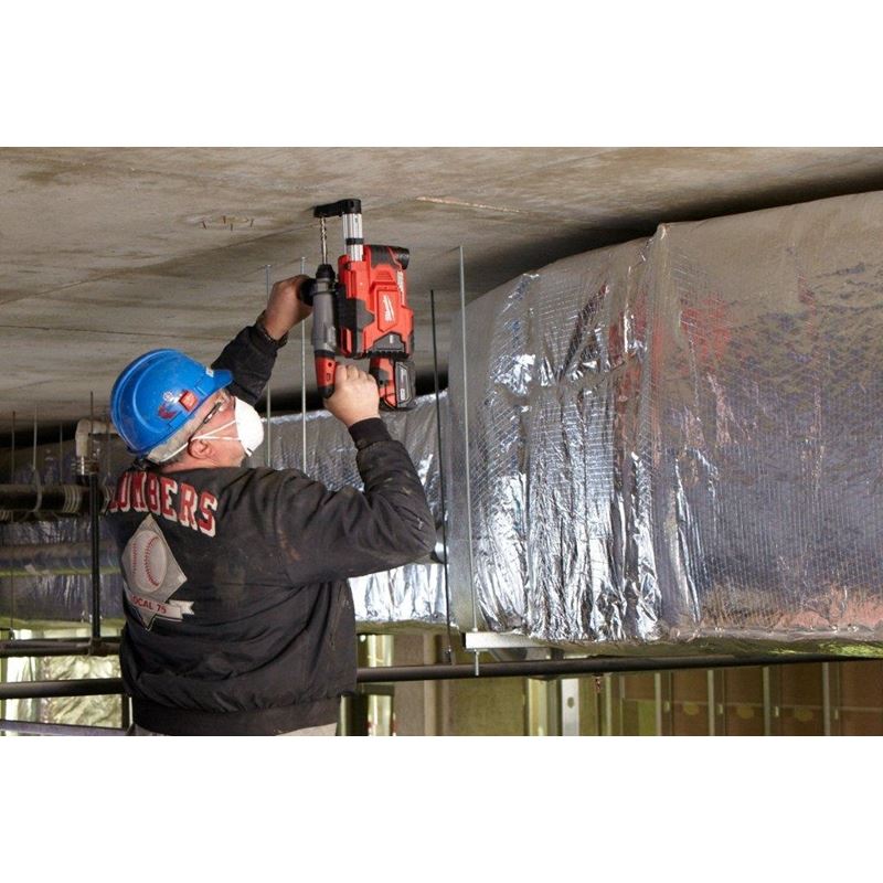 20V 12Ah M12 Lithium-Ion Cordless HAMMERVAC Dust Extractor (Tool Only) - Perfect for Woodworking, Construction, and DIY Home Renovation Projects