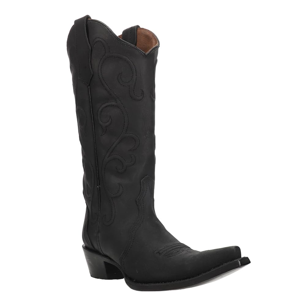 Women's Corral Embroidered Snip Toe Cowgirl Boots - Mid Calf Western Boots with 2-3