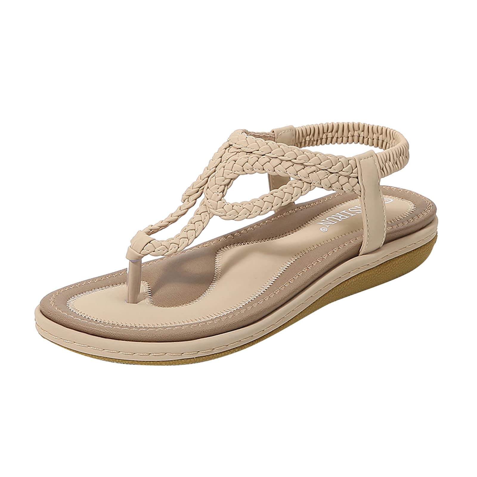 Women's Summer Sandals - Fashion Wedge Sandals with Buckle Strap | Comfortable Beach & Casual Walking Shoes for Women
