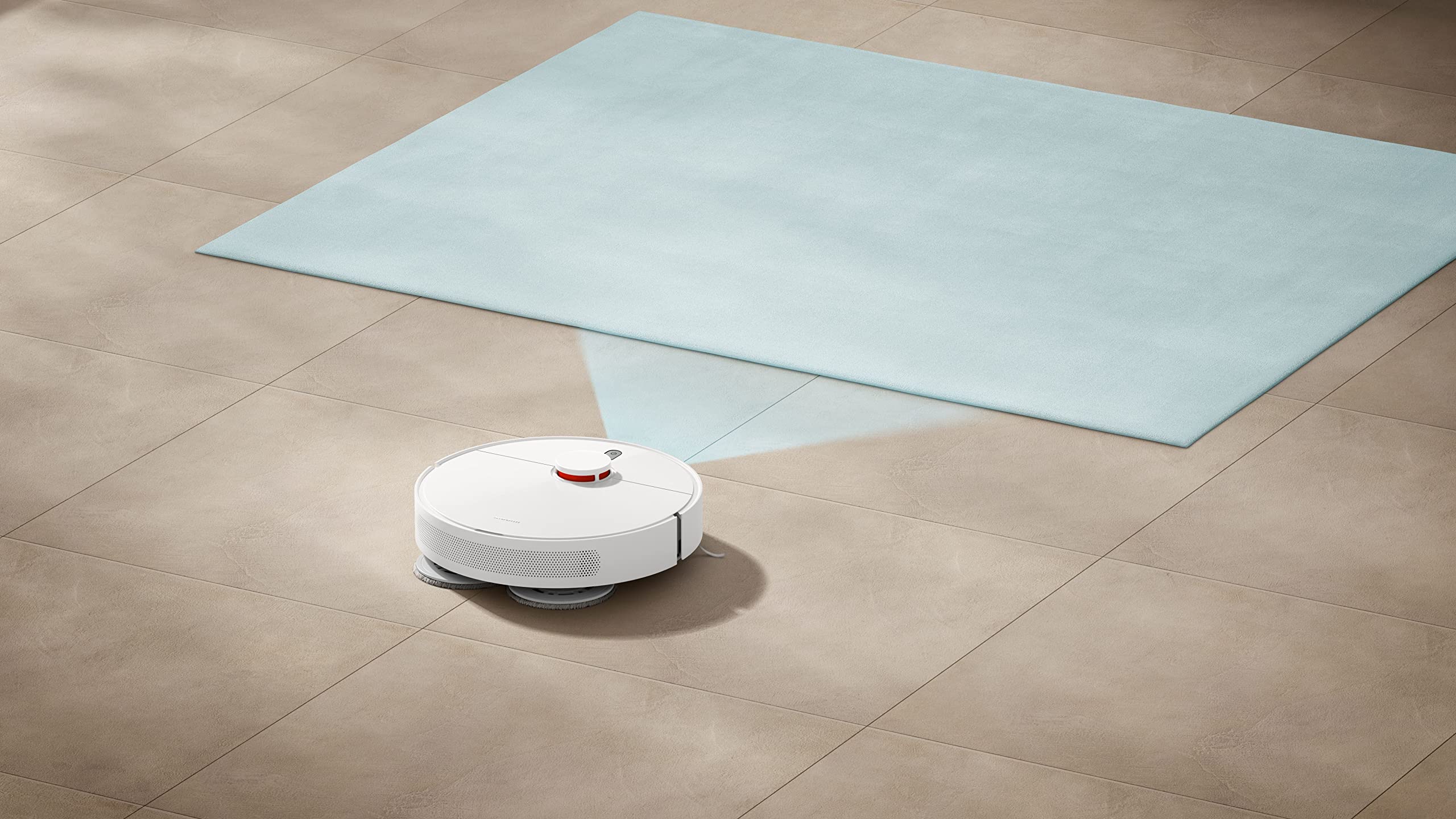 Xiaomi Robot Vacuum Cleaner S10+ - Powerful 4000Pa Suction, Smart Mapping, Self-Charging - White (BHR6368EU) - Ideal for Hardwood Floors, Carpets & Pet Hair Cleaning