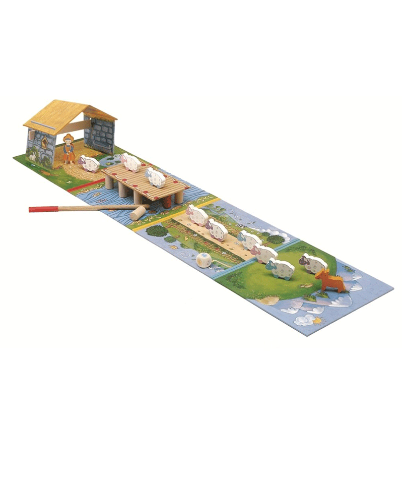 Hop! Hop! Hop! Board Game by Djeco - Fun Family Game for Kids & Adults - Perfect for Birthday Parties, Family Game Nights & Indoor Activities