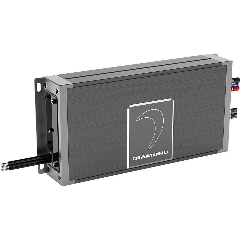 Refurbished Diamond Audio DXM800.4D 800W RMS 4-Channel Marine Amplifier - Waterproof Class D Full Range Car Audio System for Boats, RVs & Outdoor Adventures
