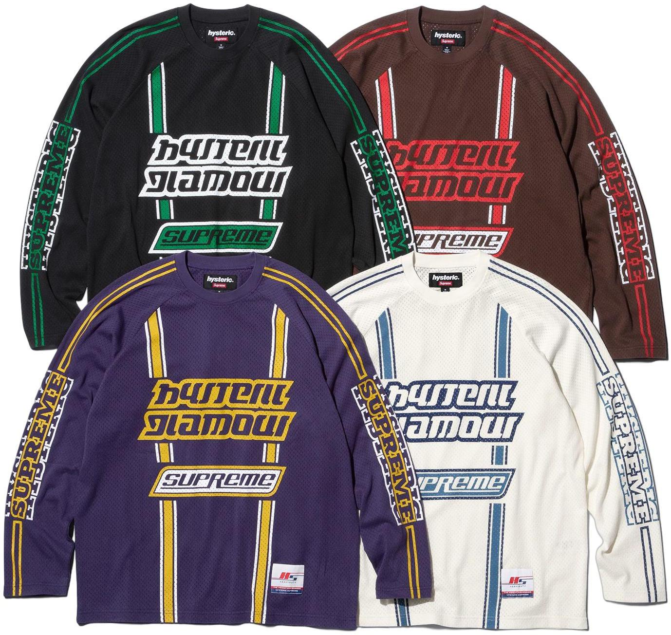 Supreme® x Hysteric Glamour Mesh Long Sleeve Top - Preorder Now | Streetwear Fashion for Men & Women | Perfect for Concerts, Parties & Urban Style