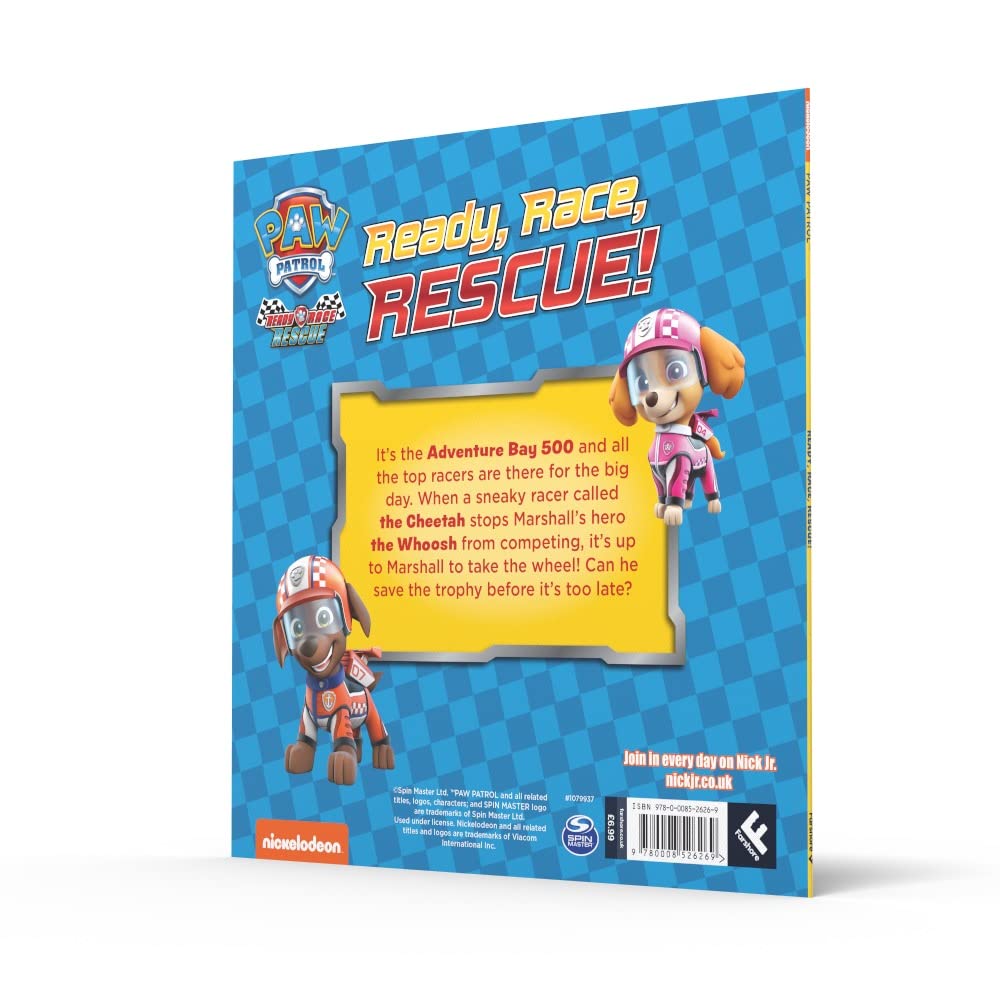 PAW Patrol Ready, Race, Rescue! Illustrated Story Book for Kids Ages 2-5 – Nickelodeon TV Series Adventure Picture Book | Perfect for Bedtime Stories, Early Reading & Gift Ideas