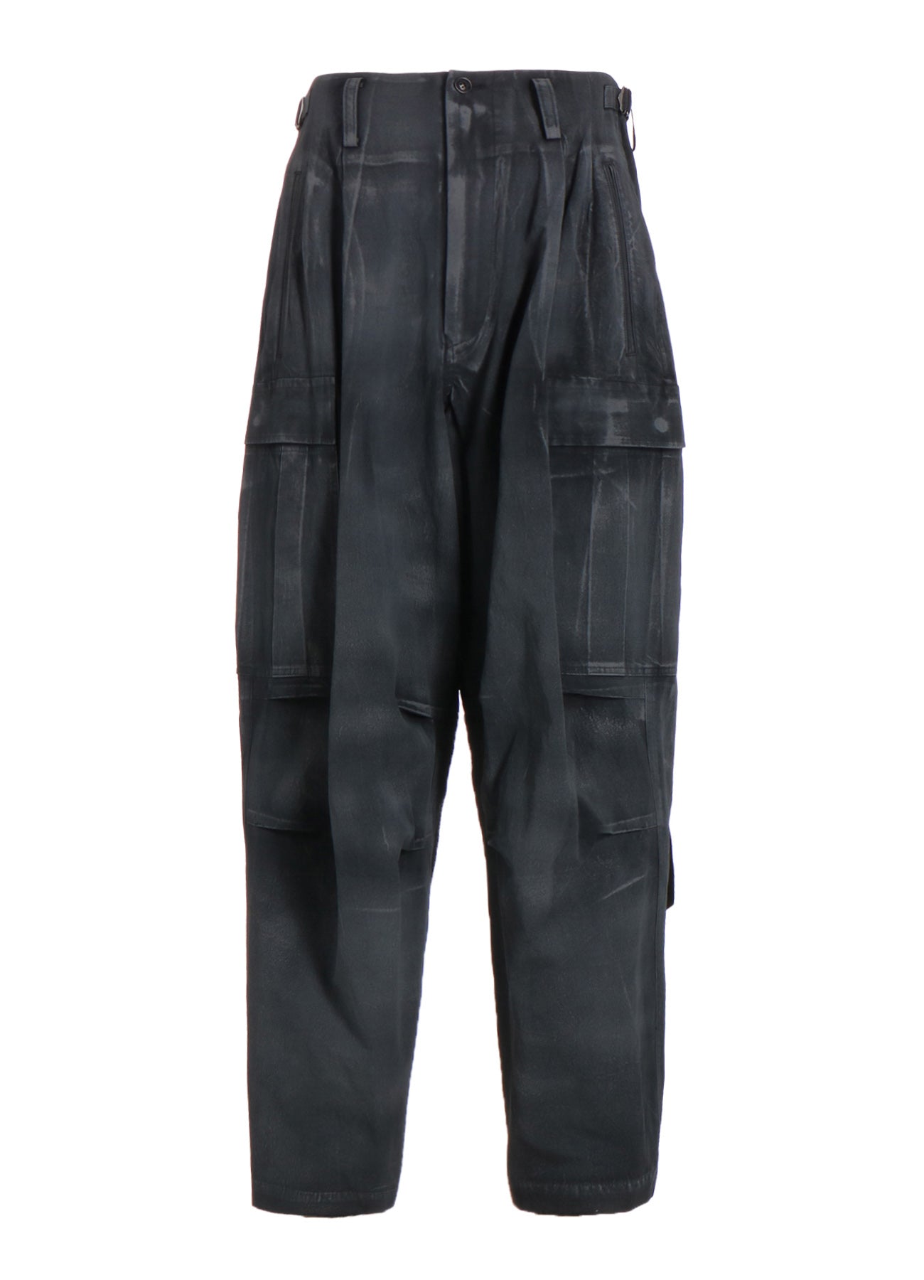 Men's Cotton Linen Cargo Pants with Dump Roller Print - Comfortable Casual Work Pants for Outdoor Activities, Hiking & Streetwear Fashion