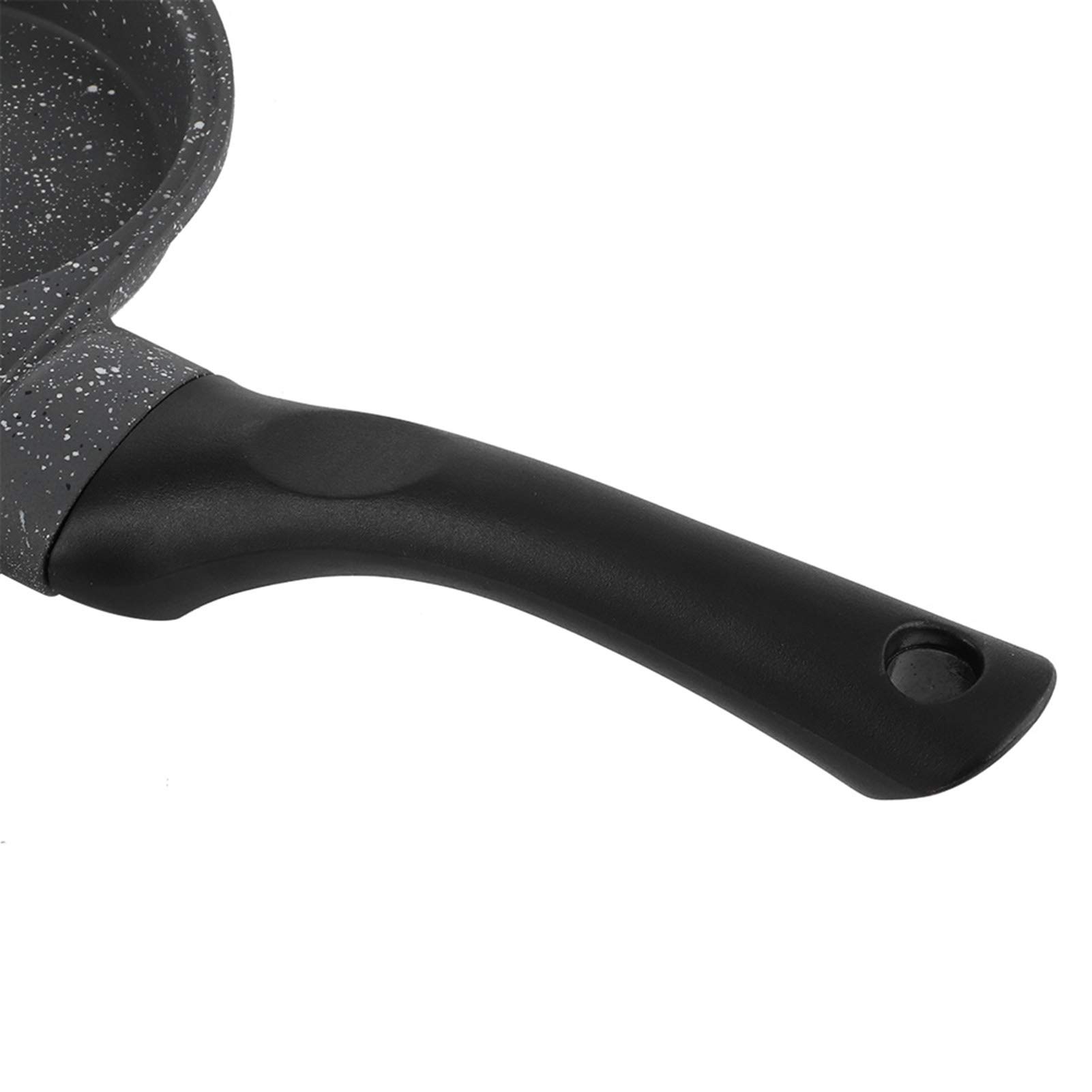 Non-Stick Ceramic 4-Hole Egg Frying Pan - Removable Handle Pancake & Omelet Maker for Electric Stove - Perfect for Breakfast, Burgers, and Quick Meals
