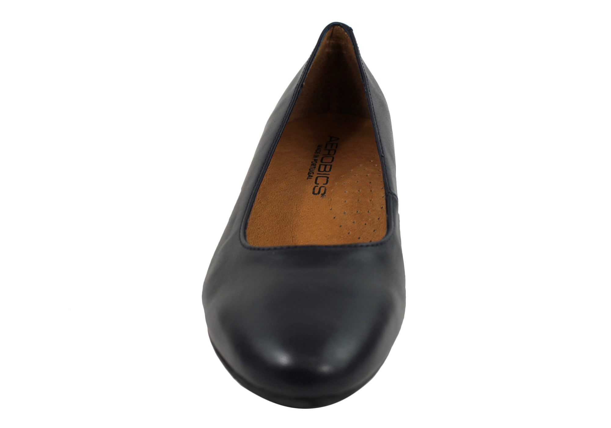 Women's Classic Leather Court Shoes for Aerobics & Hostess - 35 Size - Handmade in Portugal - Perfect for Dance, Work & Formal Events