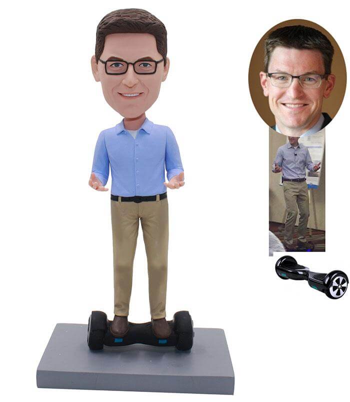 Personalized 1 Person Custom Bobblehead - Unique Handmade Figurine Gift for Anniversaries, Birthdays & Office Decor | Perfect for Couples, Family & Collectors