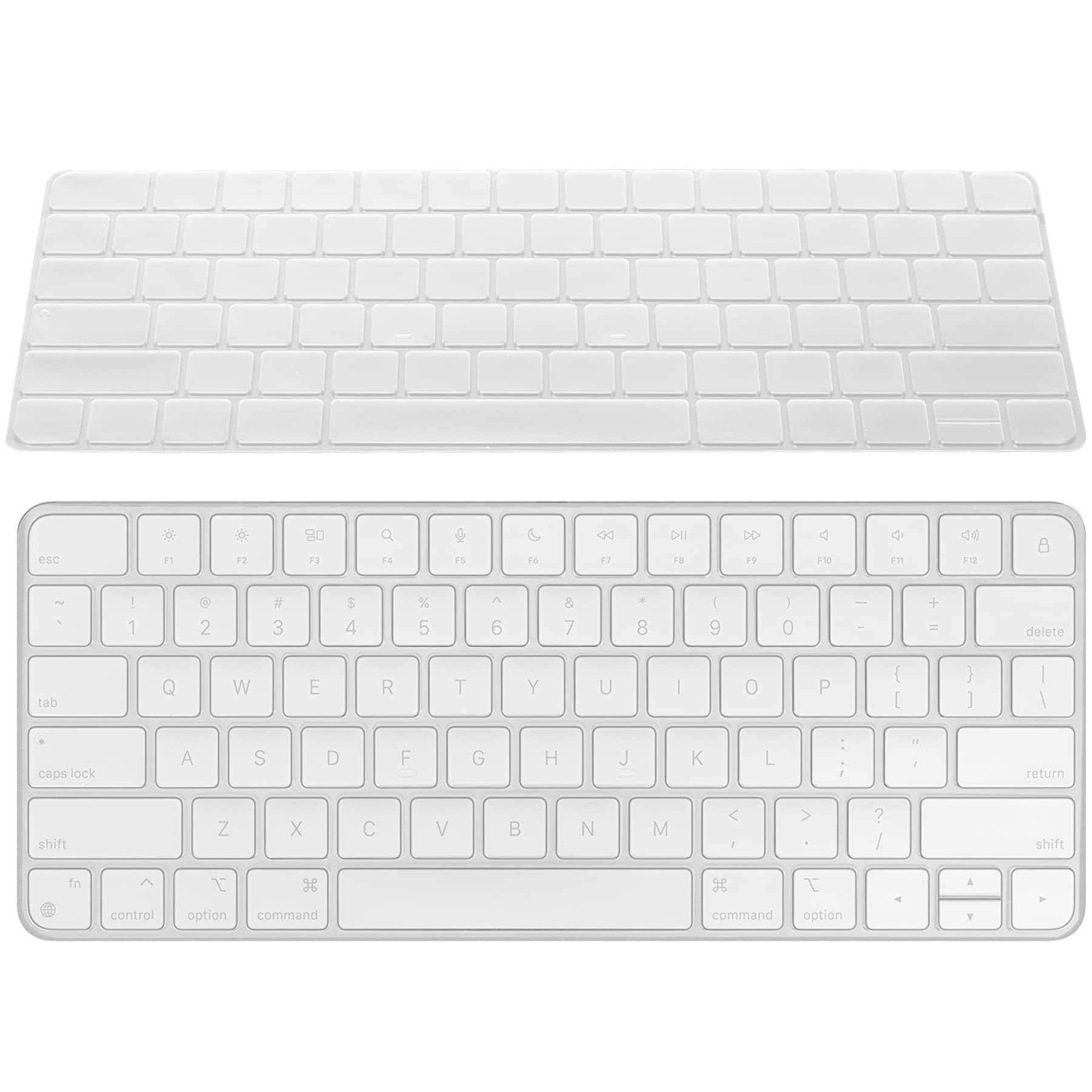 Ultra Thin CO2CREA Keyboard Skin Protector Compatible with Apple Magic Keyboard A2450 - Perfect for Office, Home & Travel Use