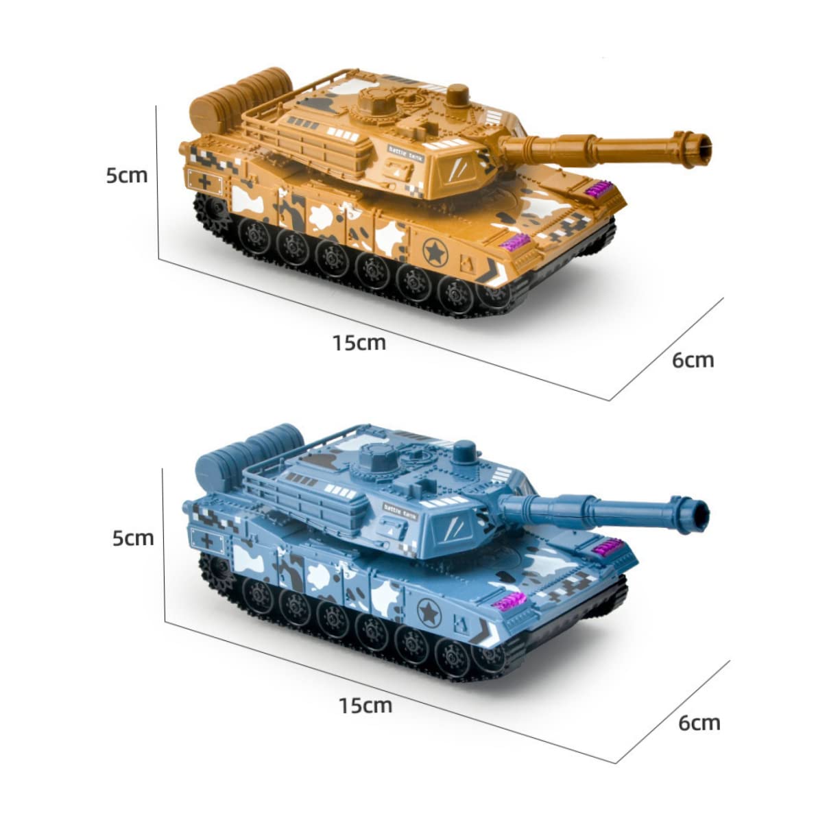 Toyvian 3-Piece Car Toy Tank Set - Kids' Aquarium Themed Vehicle Playset for Boys & Girls - Perfect for Playtime, Birthday Gifts & Home Decoration