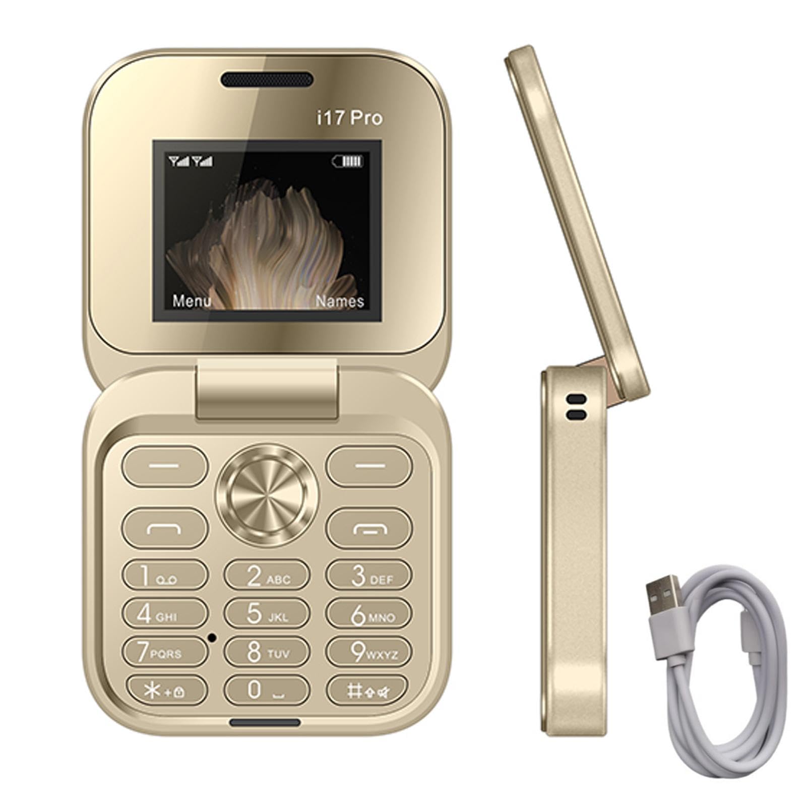Senior-Friendly Flip Phone - Easy-to-Use Mobile for Elderly with Large Buttons & Hearing Aid Compatibility | Perfect for Grandparents, Emergency Calls & Simple Communication