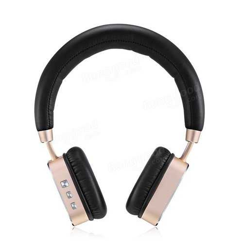 Awei A900BL Wireless Bluetooth 4.1 + EDR Stereo Headphones with Built-in Mic - Noise Cancelling Over-Ear Headphones for Gym, Travel & Office Use