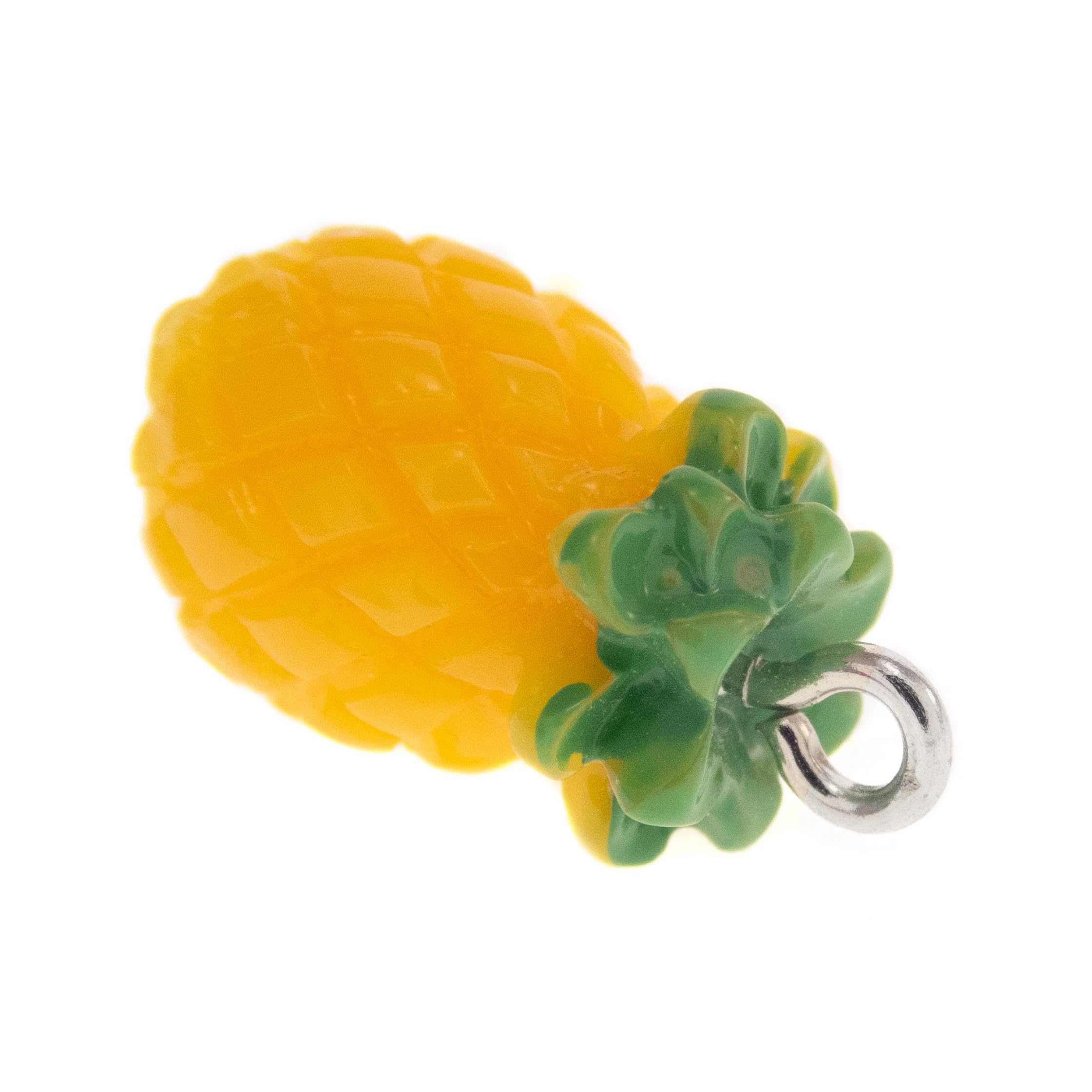Vibrant Yellow Acrylic Pineapple Dangle Earrings for Women - Summer Statement Jewelry, Hawaiian Beach Party Accessories, Tropical Vacation Outfit Enhancer