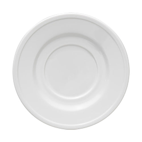 Alani 024552 Tempo Porcelain Soup Cup Saucer, 6.5 Inch, Set of 24 – Perfect for Restaurants, Cafes, and Catering Services