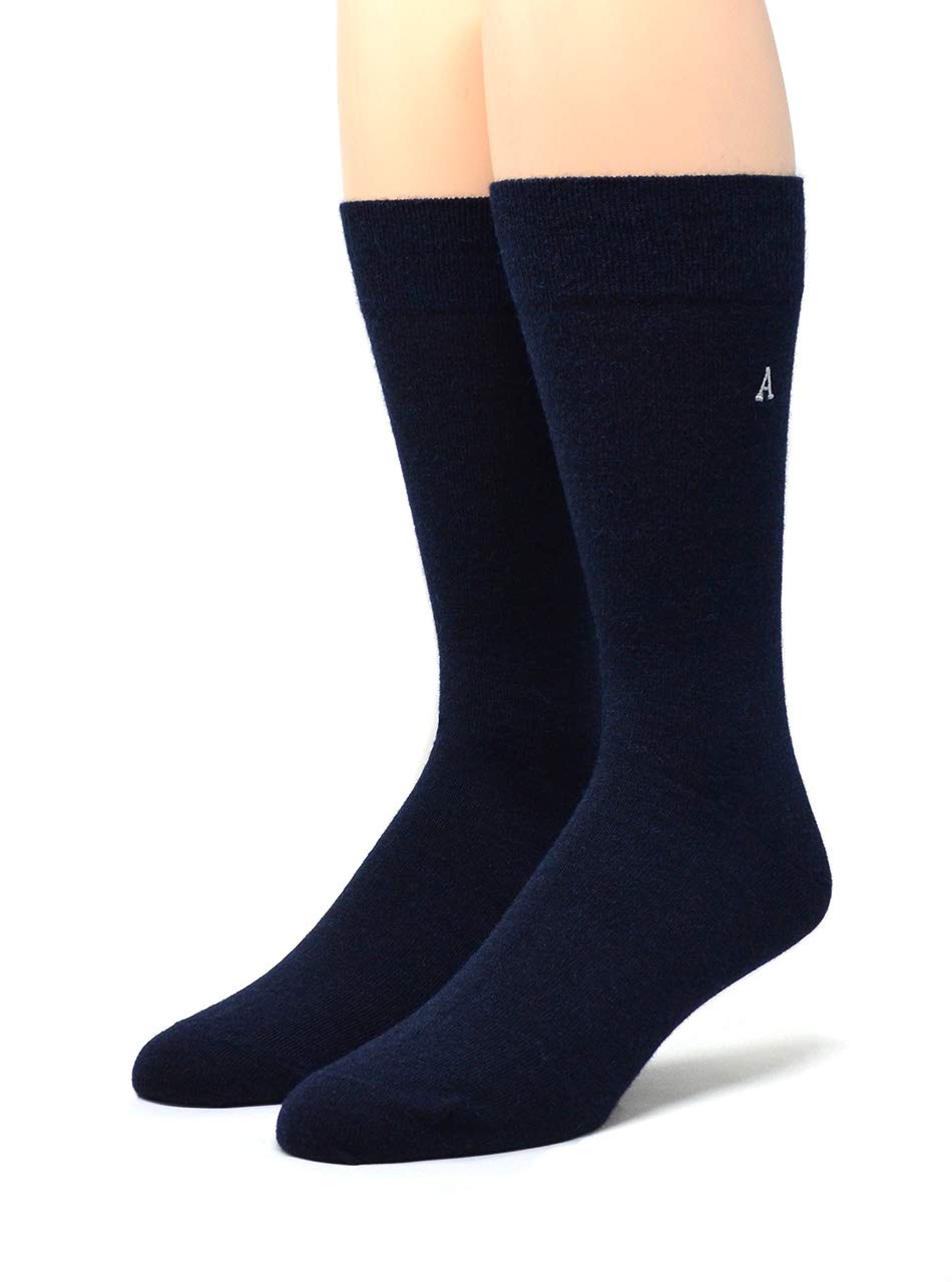 WARRIOR ALPACA SOCKS - Men's Lightweight Alpaca Wool Dress Socks - Moisture Wicking & Odor Control Crew Socks for Business, Travel & Outdoor Activities