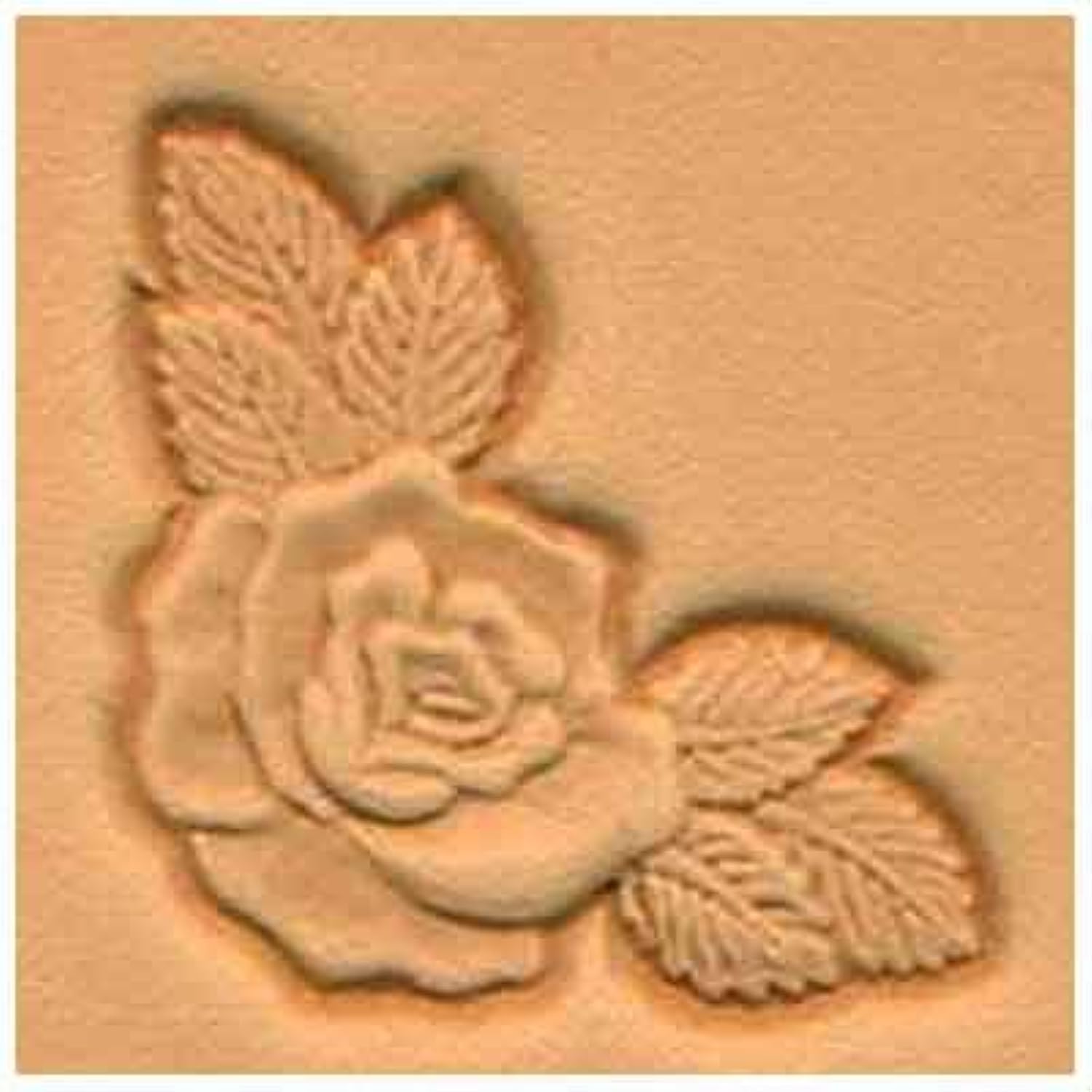 Premium 3D Leather Stamp - SLC Rose Corner Design for Leather Crafting, DIY Projects, and Personalized Gifts | Perfect for Leatherworking, Scrapbooking, and Home Decor