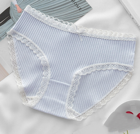 Women's Cotton Underwear Pure Color Comfortable Briefs - Perfect for Everyday Wear & Lounge