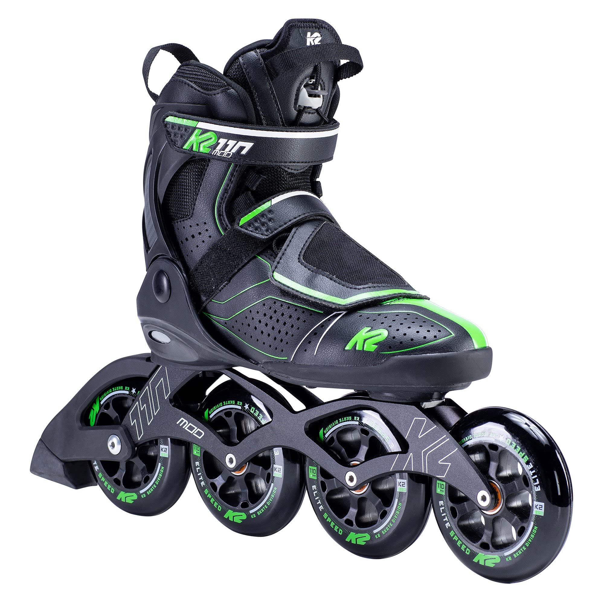 K2 MOD 110 Men's Inline Skates - High Performance Rollerblades for Fitness, Recreation & Urban Skating - Perfect for Outdoor Exercise & Commuting