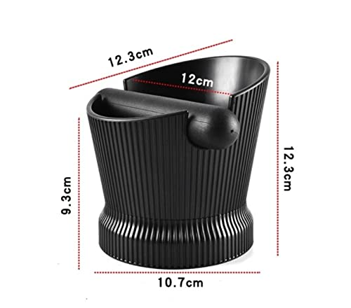 Professional Barista Espresso Knock Box - Durable, Shock-Absorbent & Anti-Slip Coffee Grounds Container - Perfect for Home & Commercial Coffee Stations