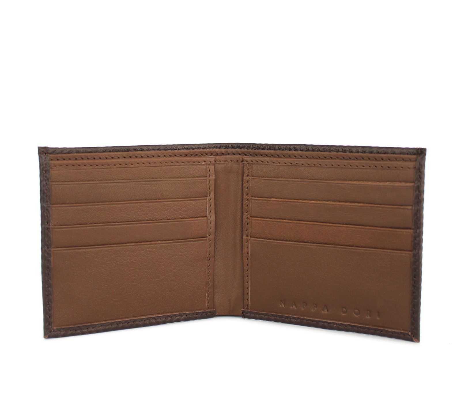 Chevron Wallet for Men & Women - RFID Blocking Leather Bifold Wallet - Slim Minimalist Design for Everyday Use & Travel
