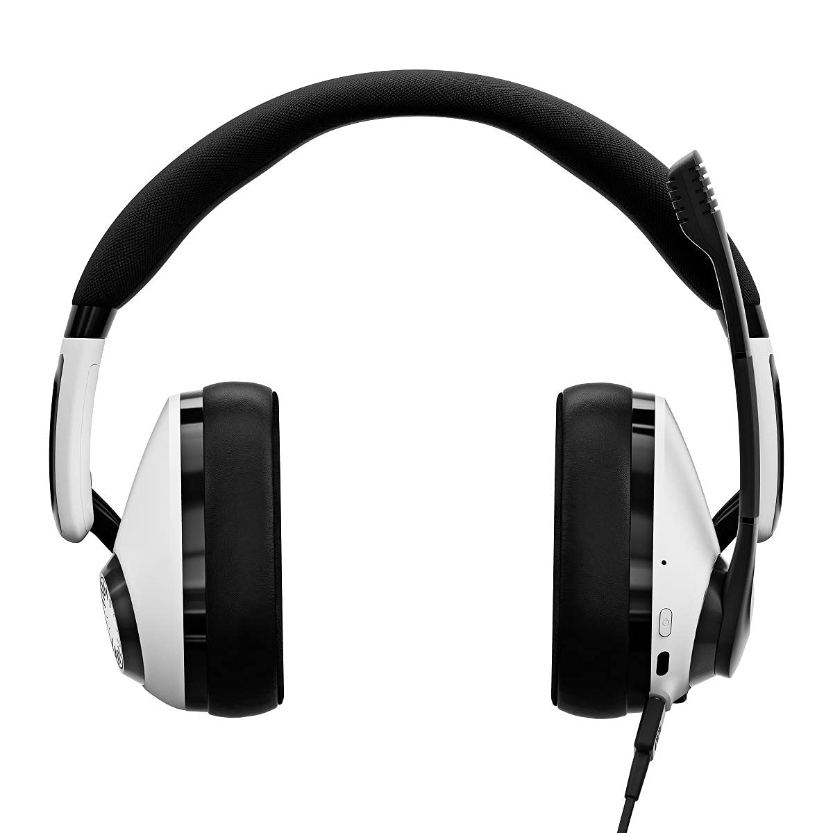 EPOS H3 Hybrid Wireless Gaming Headset with Bluetooth - USB-A & 3.5mm Dual Connectivity - Noise Cancelling Mic - Lightweight Design for PC, PS5, Xbox, Switch - Long Battery Life for All-Day Gaming - Perfect for Esports, Streaming & Work Calls (White)