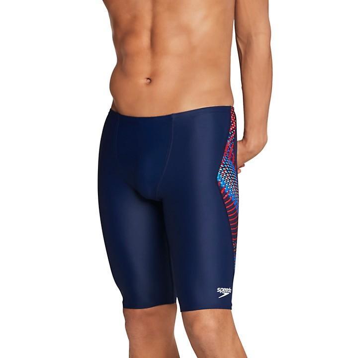 Speedo Coded Riff Jammer - High Performance Swim Trunks for Competitive Swimming & Training - Perfect for Lap Swimming, Water Polo & Beach Activities