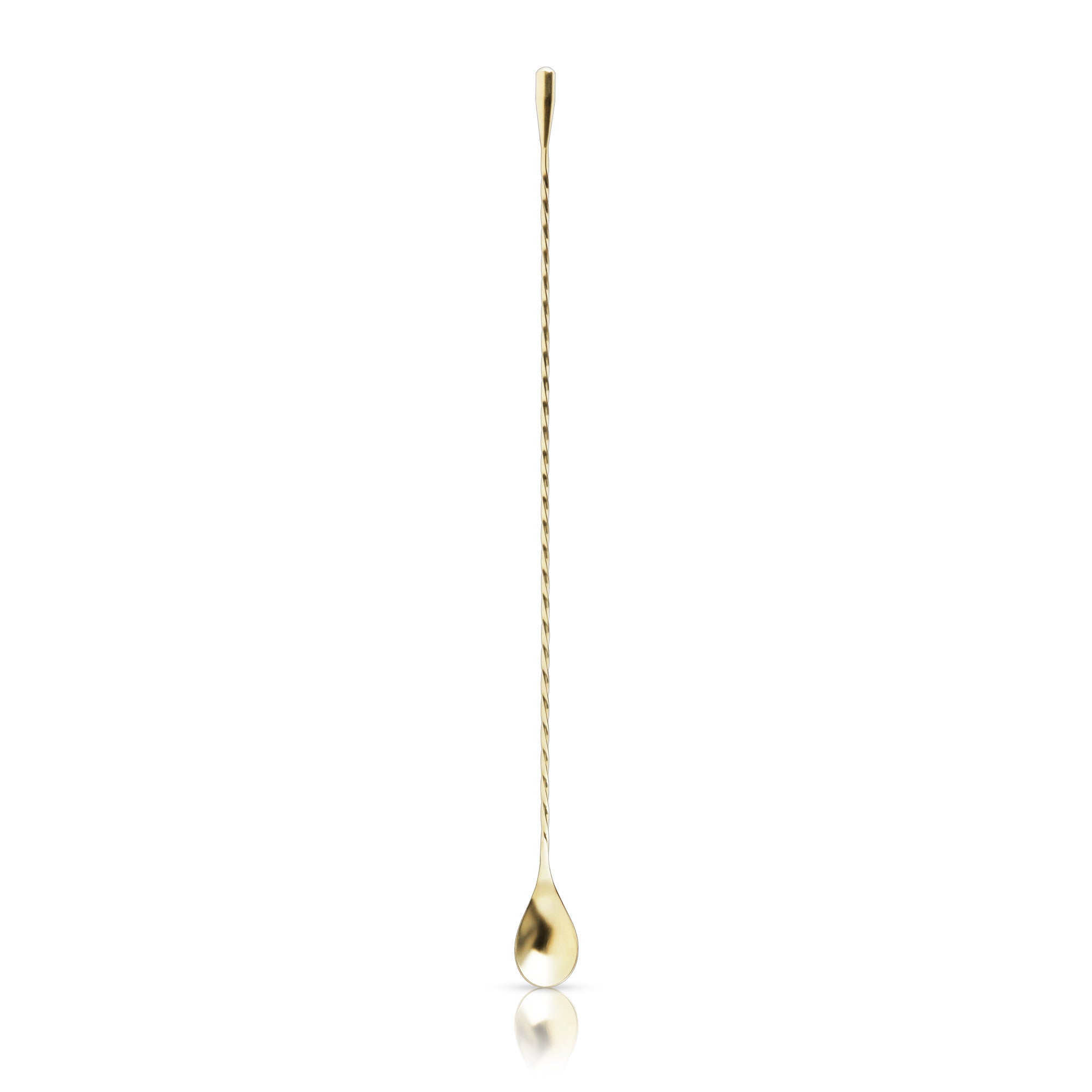 Viski 40cm Gold Weighted Bar Spoon - Premium Cocktail Mixing Tool for Bartenders & Home Bars