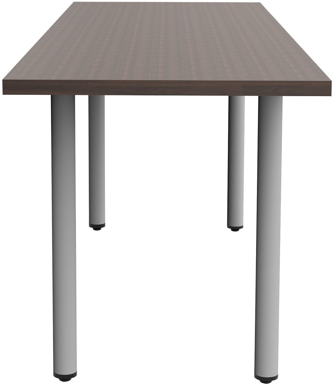 Safco JURNI 72 x 24 Multi-Purpose Table with Post Leg and Glides - Heavy Duty Work Table for Office, Classroom, Conference Room, and Home Use [JN7224NFXPGL]