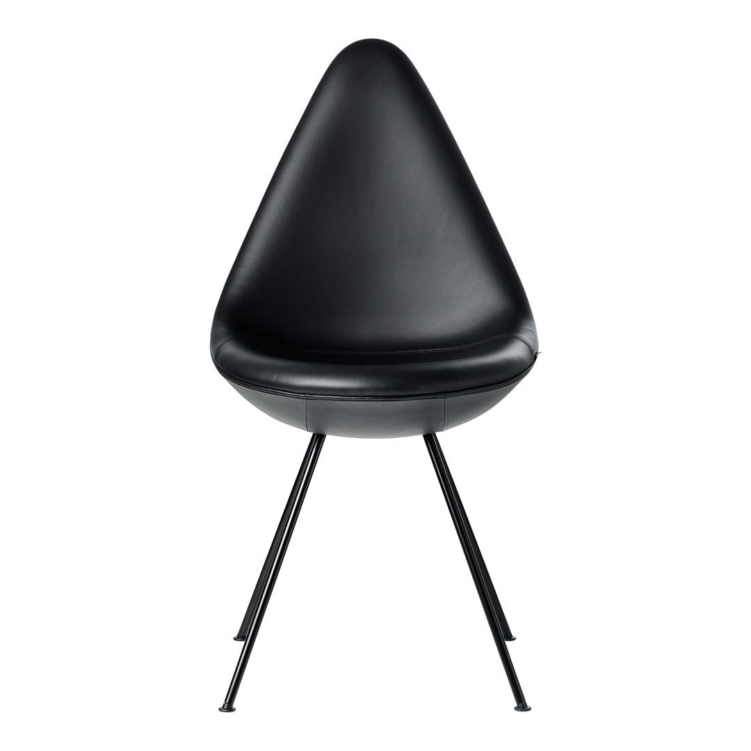 Drop Chair Black Edition - Modern Minimalist Lounge Chair for Living Room, Bedroom, or Office - Perfect for Relaxing and Reading
