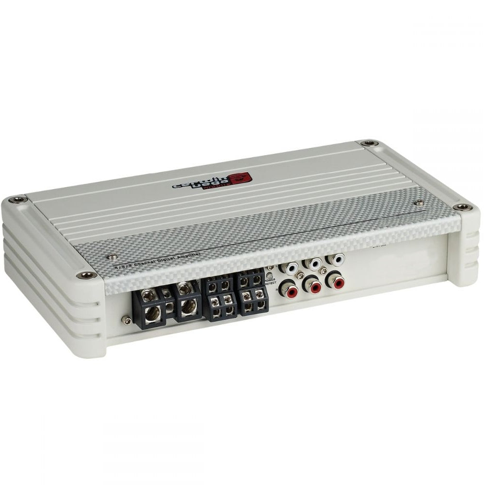 Cerwin Vega SRPM700.4DW 700W RMS 4-Channel Marine Amplifier - Class D, 2 Ohm Stable, Waterproof, White - Perfect for Boats, Yachts & Marine Audio Systems