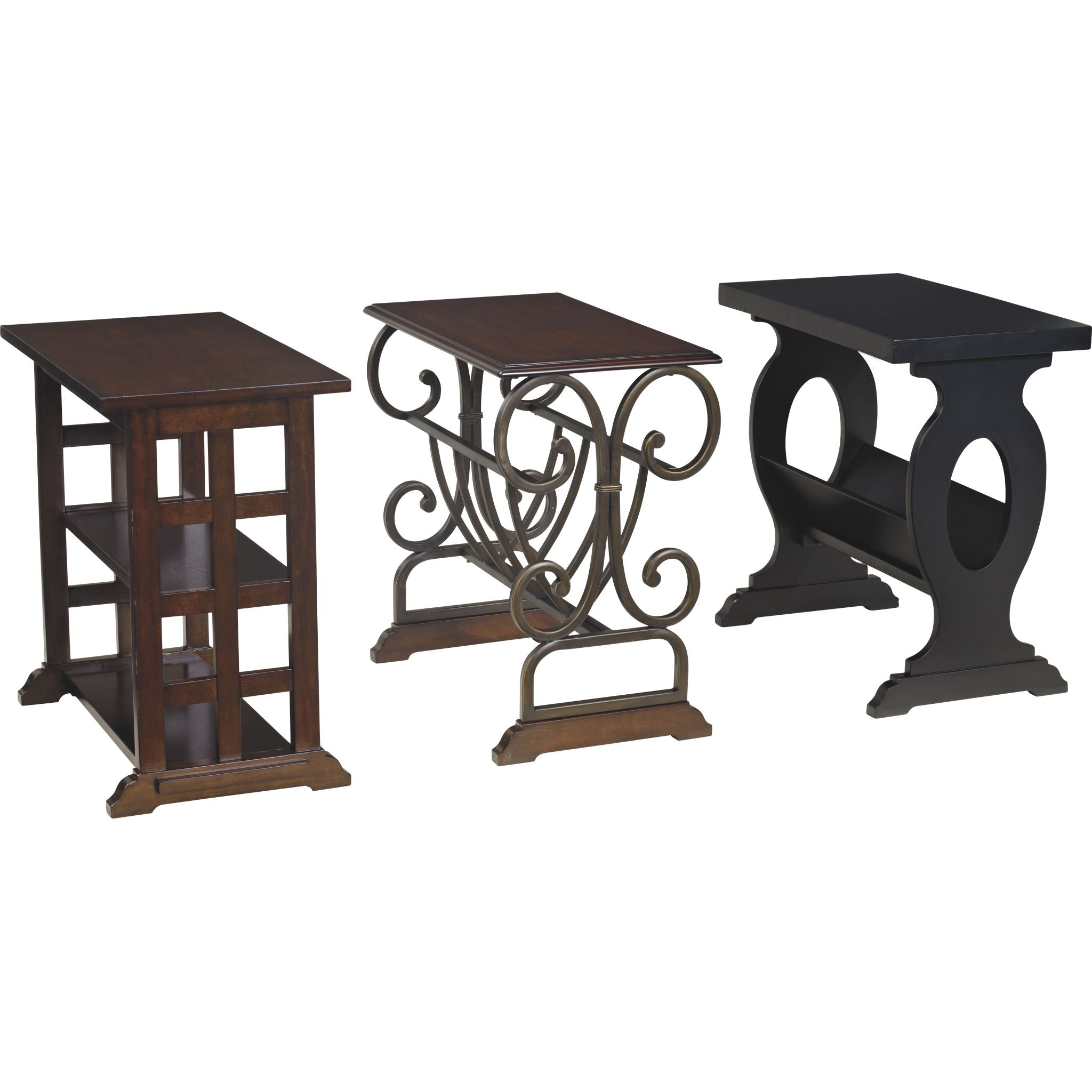 Braunsen Chairside Table - Brown Wooden End Table for Living Room, Bedroom, or Office - Perfect for Coffee, Books, and Decor