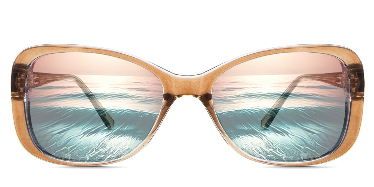 Lois Women's Prescription Tinted Glasses - Stylish & UV Protection for Reading, Driving & Outdoor Activities