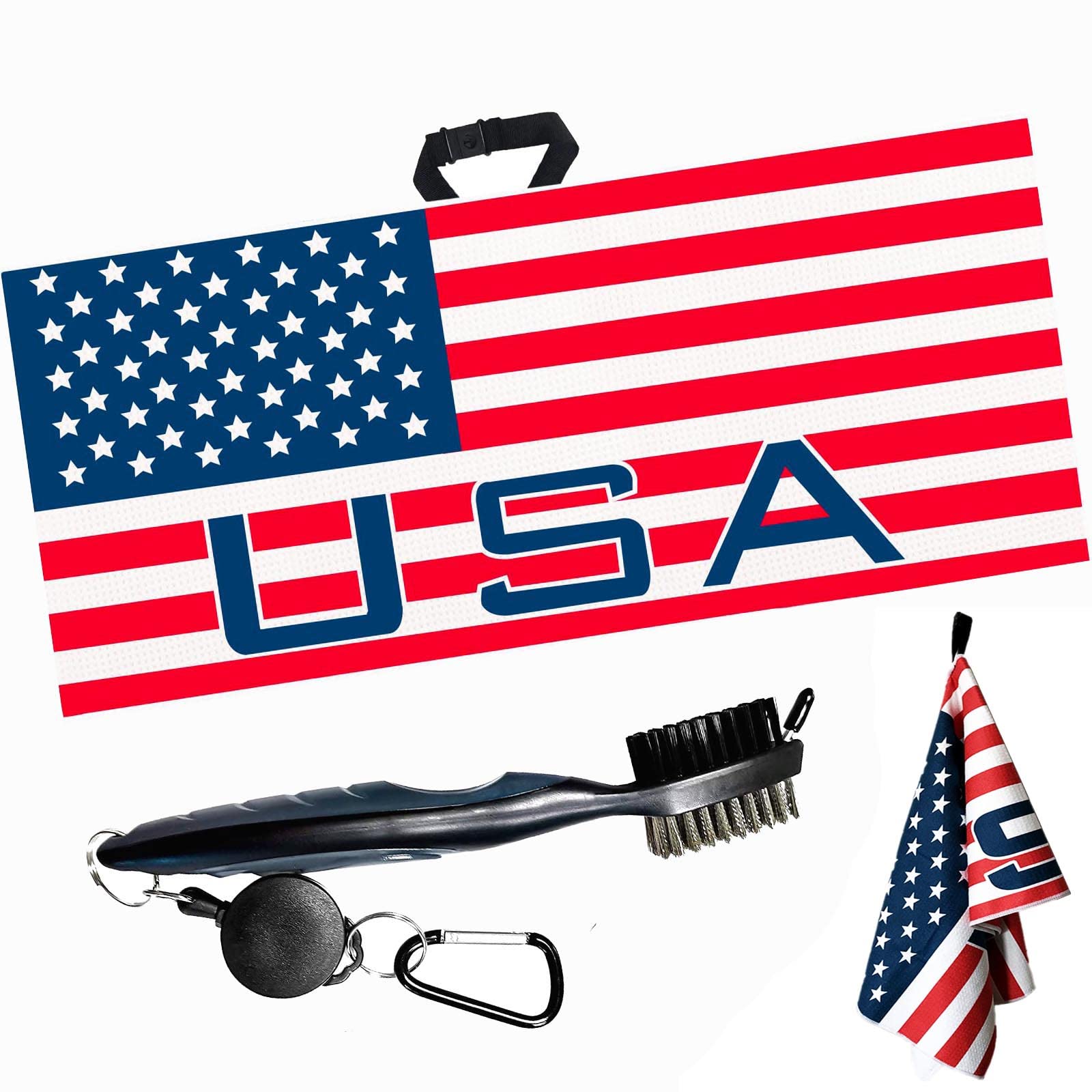 Premium Golf Towel & Club Cleaning Kit - 14