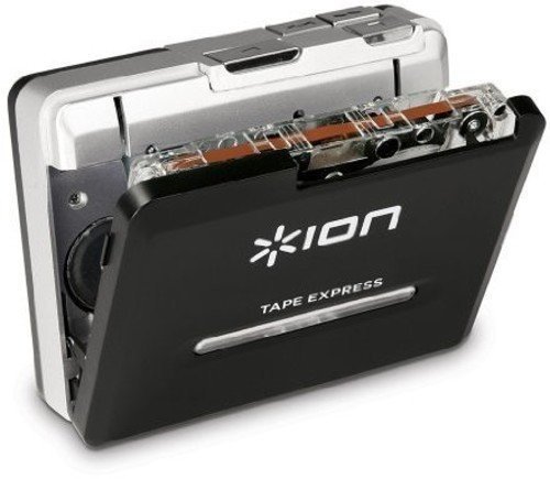 ION Tape Express Plus Cassette Player & Tape-to-Digital Converter with USB & 3.5mm Output - Convert Old Tapes to MP3 for Music Lovers & Nostalgic Memories (Perfect for Digitizing Vintage Music Collections & Family Recordings)