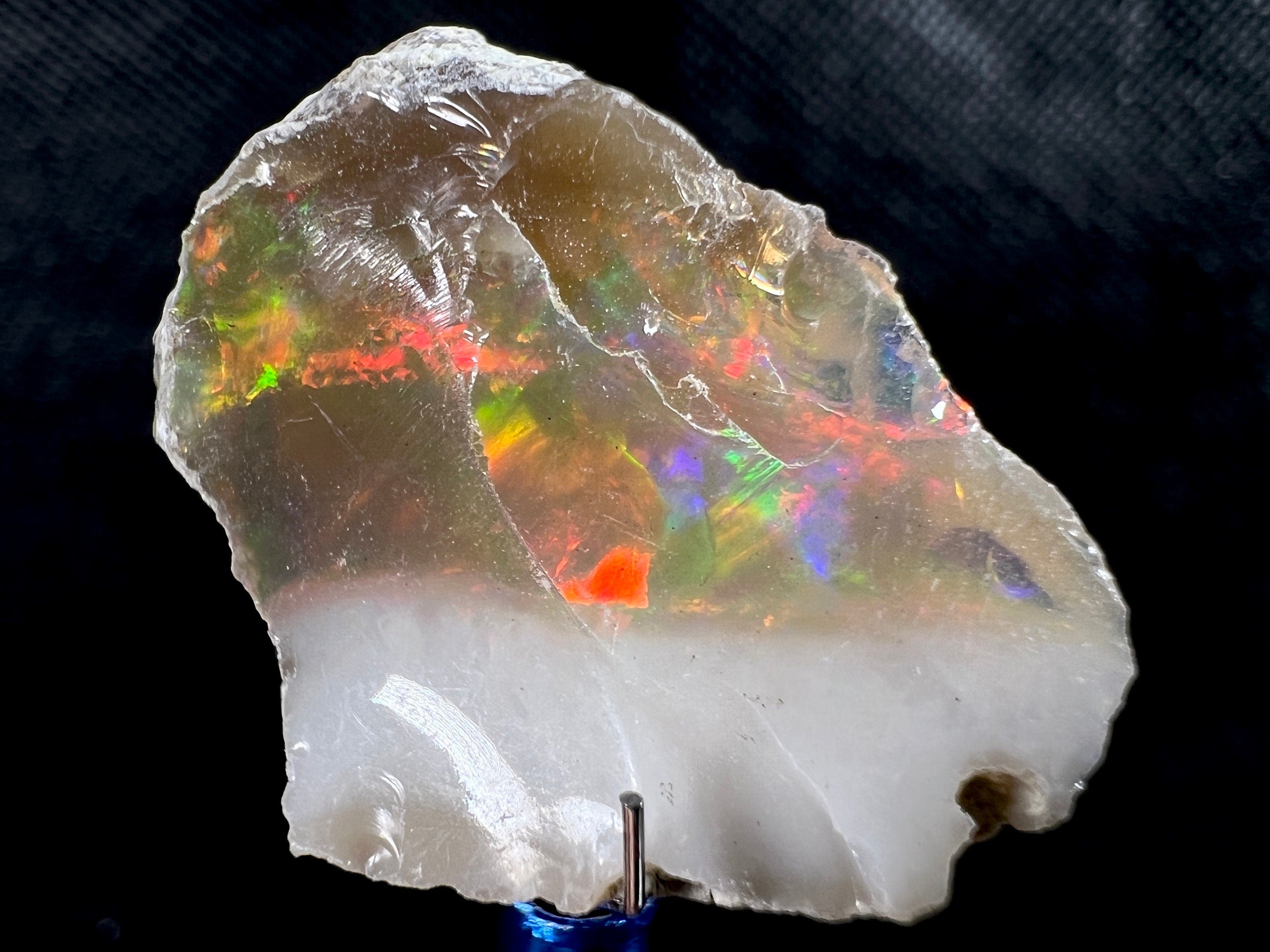 Natural 4A+ Welo Opal Raw Crystal - Premium Cutting Grade Gemstone, October Birthstone (50718) | Jewelry Making, Healing Crystals & Collector's Specimen