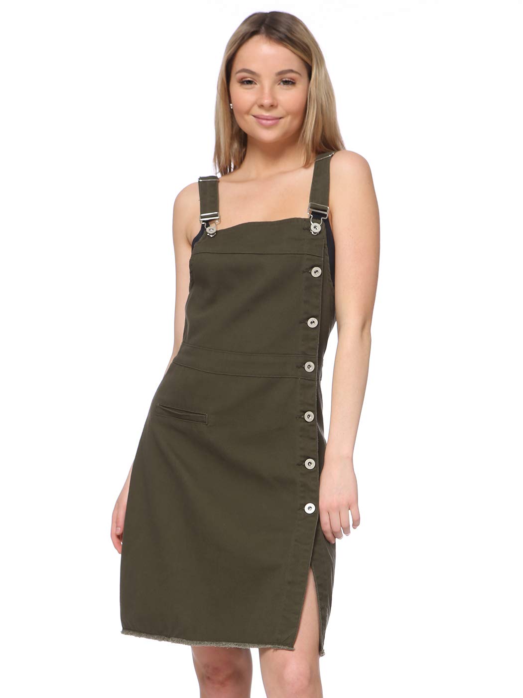 Anna-Kaci Women's 90s Vintage Fashion Adjustable Strap Denim Overalls Dress | Retro Casual Outfit for Streetwear, Music Festivals & Everyday Wear