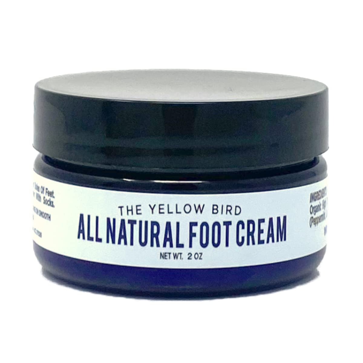 Yellow Bird Tea Tree Oil Foot Cream – Hydrating Foot Balm with Essential Oils | Natural Athlete's Foot Treatment & Cracked Heel Repair | Callus Remover for Dry Feet | Made in USA (2 oz) – Perfect for Post-Workout Recovery & Daily Foot Care