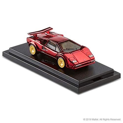 Hot Wheels Redline Club RLC Exclusive 1982 Lamborghini Countach LP500 S Diecast Model Car - Limited Edition Collectible for Car Enthusiasts & Display Showcase