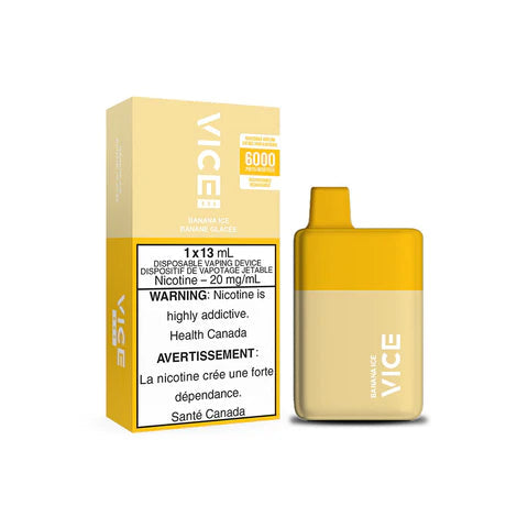 Banana Ice Vape Box - Premium Disposable Vape Pen with Refreshing Banana Flavor - Perfect for On-the-Go Vaping & Relaxation