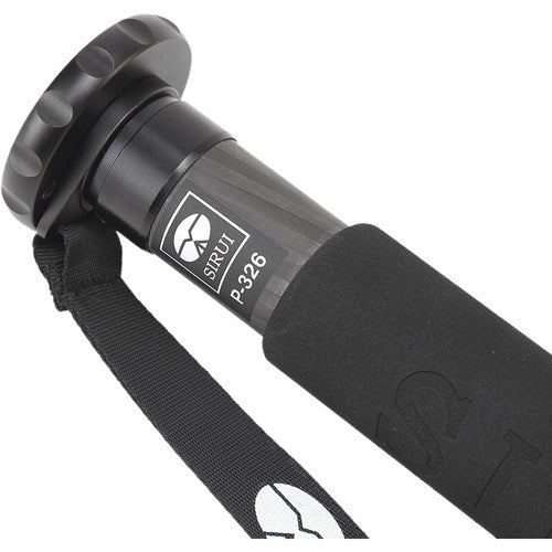 SIRUI P-326 Carbon Fiber Monopod - Lightweight & Durable Camera Support for Photography & Videography - Perfect for Travel, Sports & Outdoor Shooting