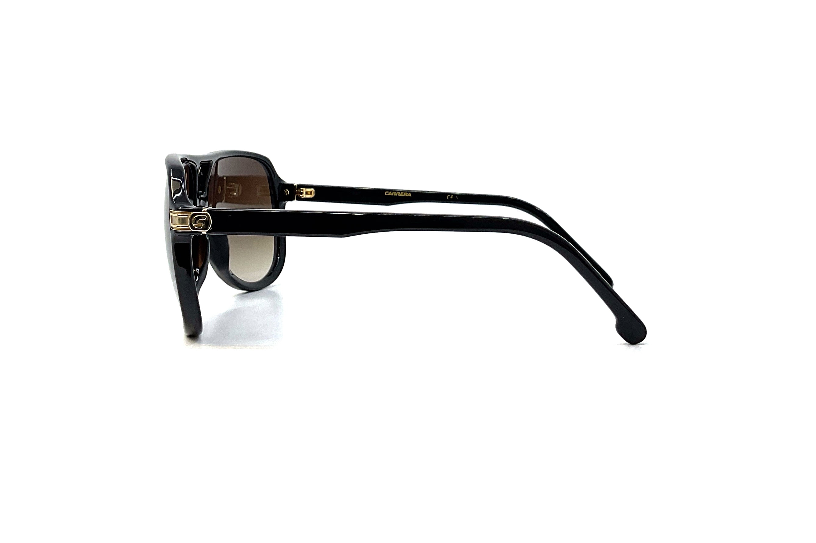Carrera 1045/S Sunglasses - Black Aviator Style for Men & Women - Perfect for Driving, Outdoor Sports & Fashion