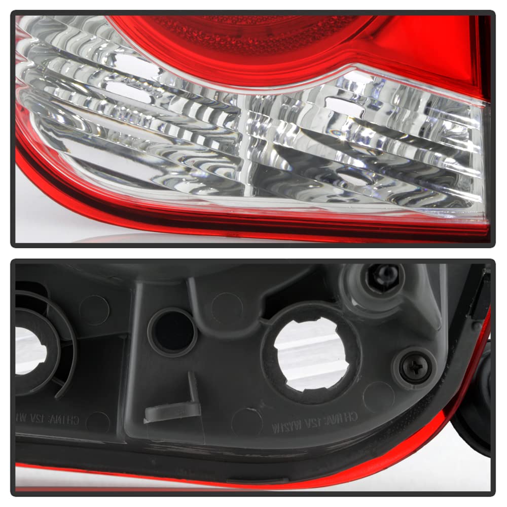 ACANII LED Tail Lights Brake Lamps Assembly for 2011-2016 Chevy Cruze - Factory Style Replacement for Driver & Passenger Side - Enhance Night Visibility & Safety Driving