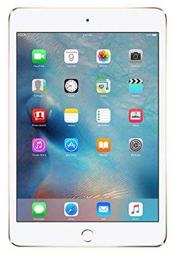 Refurbished Apple iPad Mini 4 32GB Wi-Fi Gold - Compact Tablet for Work, Travel & Entertainment | Certified Renewed