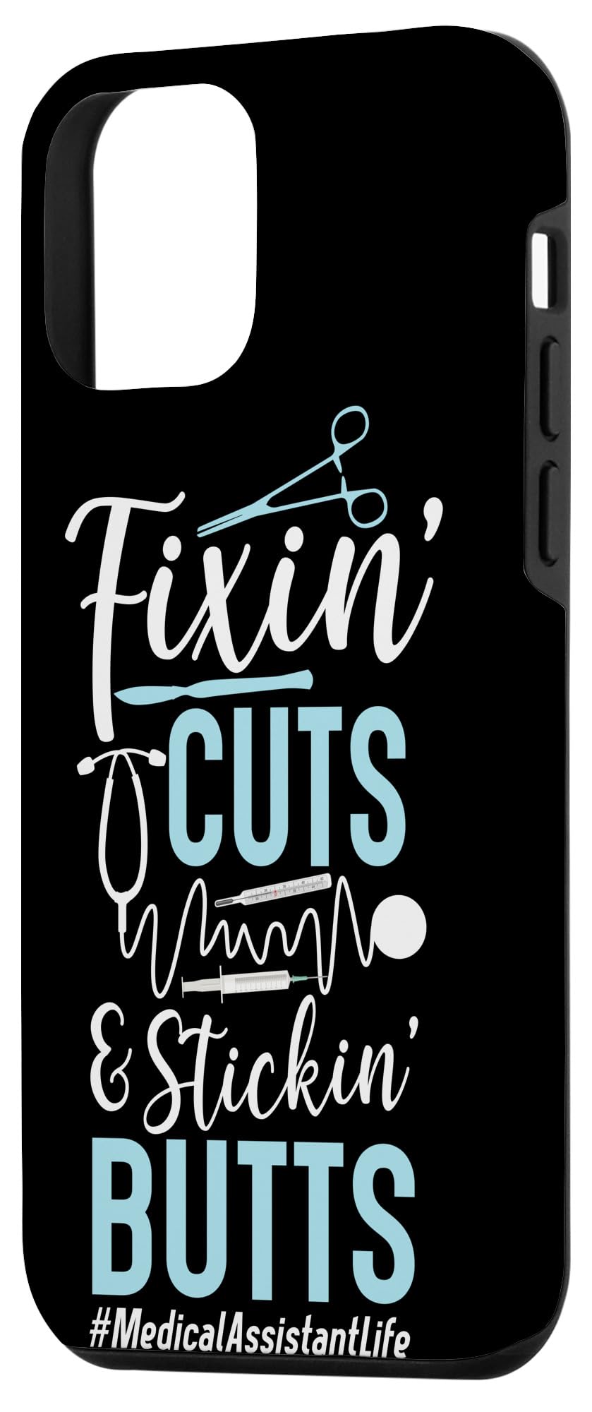 Certified Medical Assistant (CMA) Case for iPhone 12 Mini - Slim Protective Phone Cover with Secure Grip - Perfect for Healthcare Professionals & Students in Hospitals, Clinics & Classrooms