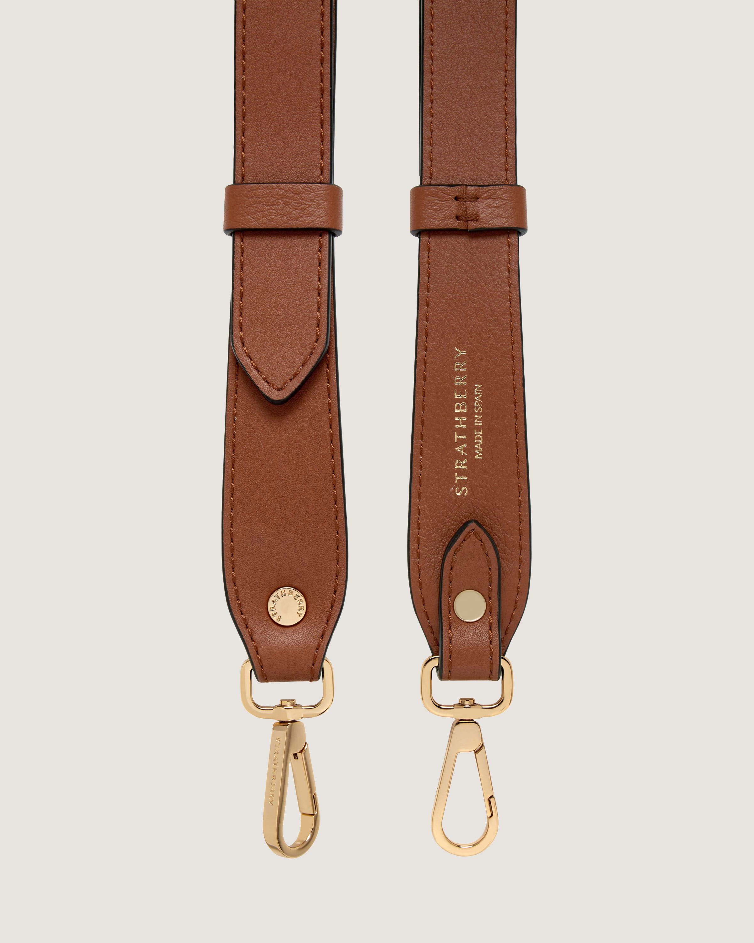 Premium Adjustable Leather Strap - Genuine Chestnut Brown - Perfect for Watches, Bags & DIY Craft Projects