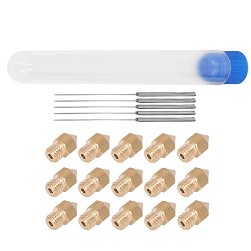 High Precision 3D Printer Nozzles - Stainless Steel & Brass 0.01