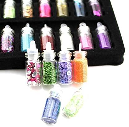 FOZZBY Professional Nail Art Kit - 48 Vibrant Nail Polish Colors, 15 Premium Brushes, 10 Round Tapes & Dual-Ended Dotting Pen for Salon-Quality Manicures | Perfect for DIY Nail Art, Home Salon, Gifts & Professional Nail Technicians